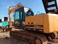 Excavator Tugas Berat R215 untuk Operasi Pertambangan, Penggalian Tambang, Pekerjaan Pondasi, Pengembangan Lahan, dan Tugas Pemindahan Tanah yang Berat