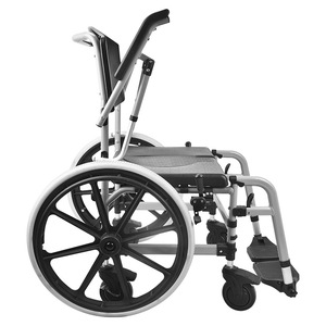 Chaise de toilette 3 en 1 avec roulettes pour personnes âgées et handicapées, chaise de bain avec accoudoirs rabattables, capacité de charge 150 kg - Product Image 3