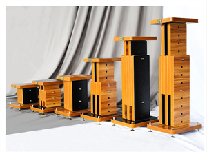 Support de haut-parleur HIFI DY-10, amortisseur de chocs audio, support de sol, support de son <span class=keywords><strong>surround</strong></span>, support de moniteur, support de bibliothèque, support de boîte, réglage rétractable - Product Image 2