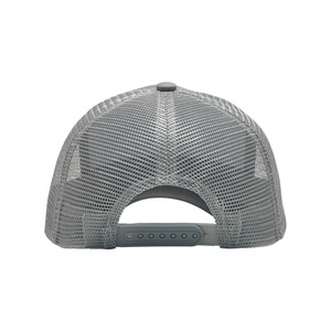 Casquette de baseball unie à 5 panneaux, rigide, avec filet, personnalisable, respirante, pour grandes têtes, visière incurvée, en coton - Product Image 3