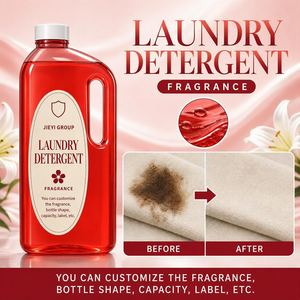 Detersivo Liquido per Bucato OEM in Confezione Grande, Profumo Vermiglione a Lunga Durata, Prodotti per la Pulizia con Fragranza Fresca - Product Image 1