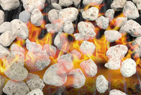 Équipement de restauration commerciale, grillades au gaz de comptoir de 48 pouces, grillades au charbon de bois au gaz pour restaurant