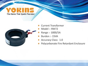 YOKINS, transformateur de courant 1000/5A, CT 1000A pour ampèremètre selon le modèle IS2705 YOK-RW72 Mesure de courant alternatif (lot de 3) - Product Image 6