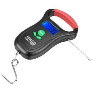 Accurate Electronic Fishing Scale Luggage Scale 10G Division with Tape and Thermometer