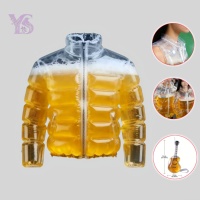Refroidisseur de bière gonflable transparent, flotteur de piscine, porte-boissons en PVC, glacière pour fête aquatique