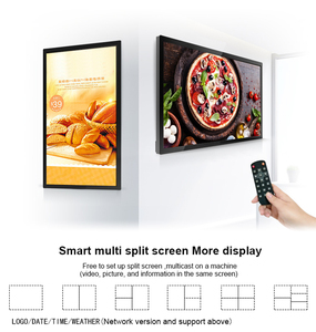 Écrans publicitaires muraux TFT, lecteur multimédia, 21,5-65 pouces, écran tactile, signalisation numérique avec Wi-Fi et haut-parleur intégrés - Product Image 4