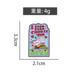 Sming Pins dibujos animados Simpsons inspirado esmalte broche te elijo Ralph <span class=keywords><strong>Lisa</strong></span> TARJETA <span class=keywords><strong>DE</strong></span> San Valentín mochila insignia accesorios <span class=keywords><strong>de</strong></span> ropa - Product Image 6