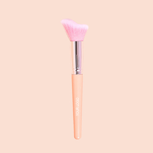 Pinceau cosmétique multifonctionnel OEM personnalisé de haute qualité à poils doux pour blush et contour, vente en gros, tête de pinceau en forme de cœur pour maquillage du visage - Product Image 4