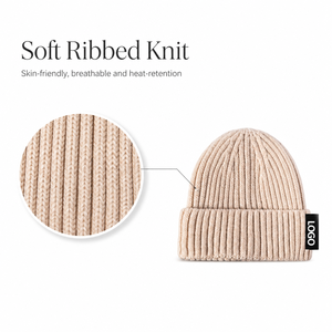 Gorro de Pescador Personalizado con Logotipo Bordado, Tejido Acrílico Suave, Cálido para Otoño e Invierno, Unisex, con Borde Plegado - Product Image 2