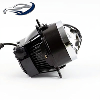 Projecteur de feux antibrouillard LED pour voiture, 3 pouces, tricolore, triple faisceau direct, double faisceau, 6000K, 12V, 120W, IP67, étanche, pour Honda, Toyota, Nissan