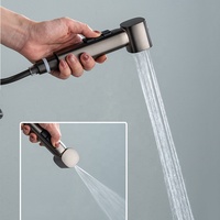 Bidet Handheld WaterJet Spray Mini Portable ABS noir Bidet Pulvérisateur Toilette douche pistolet