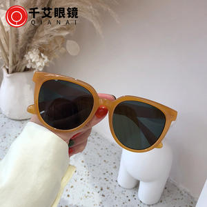 Lunettes de soleil Qianai œil de chat rose UV400, monture en acétate, unisexe, mode, protection solaire, style voyage et conduite J1-3898 - Product Image 5