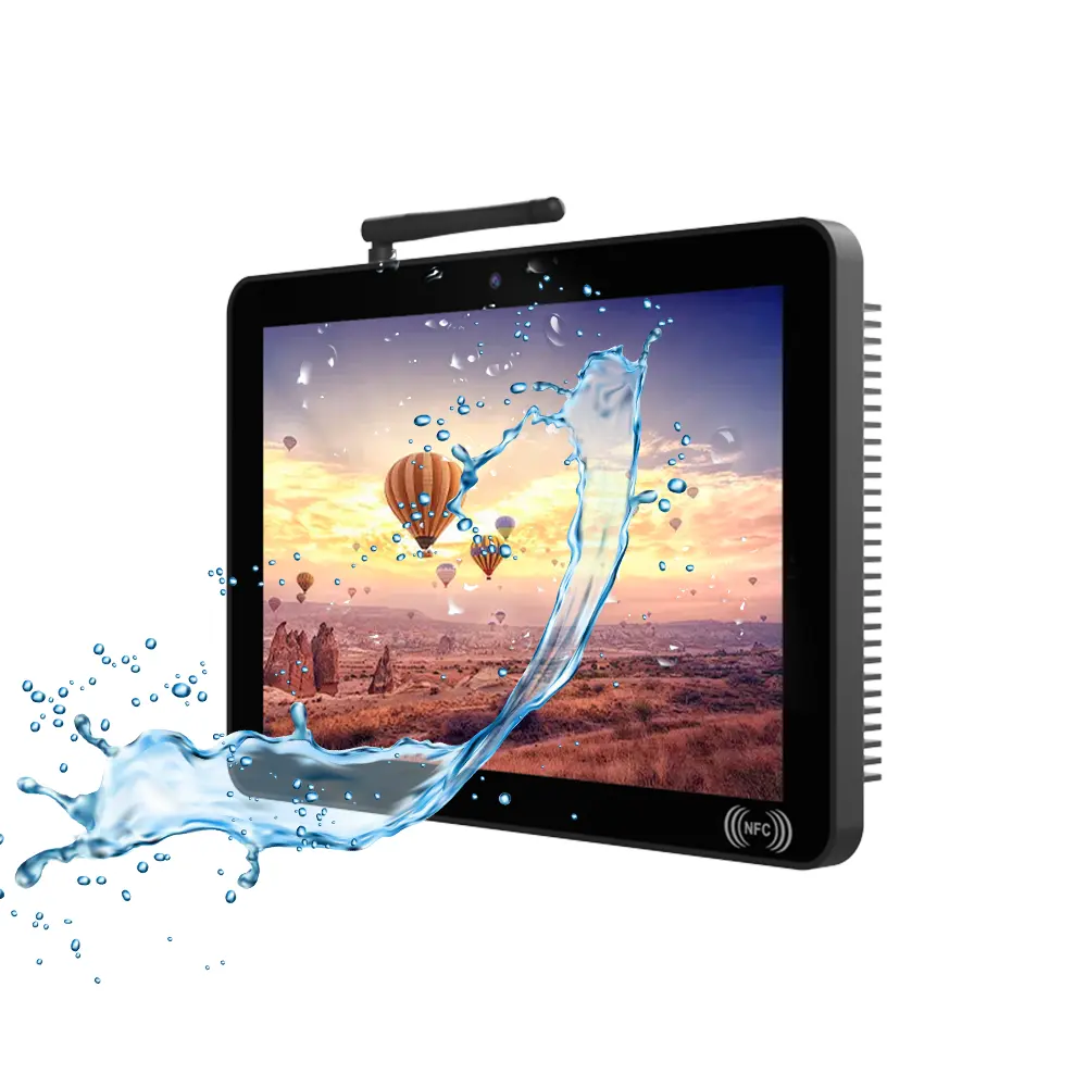 7 Inch Klein Formaat Industriële Touchscreen Alles In Een Pc Desktop Vesa Muurbevestiging Reclame Computer Waterdichte Ip67