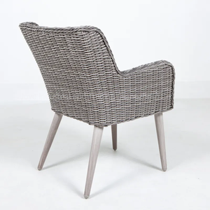 Leisure Modern Outdoor Patio <b>Rattan</b> Chairs With Aluminum Frame 1 Person Portable & Waterproof for <b>Dining</b> <b>Table</b> Hotels Parks - Product Image 6