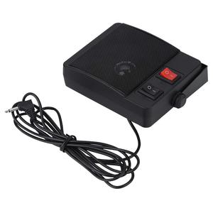 Haut-parleur externe pour radios bidirectionnelles, mini-haut-parleur compact 11W avec filtre anti-bruit et interrupteur de silencieux, prise jack 3,5 mm et 1/4 pouce, câble de 180 cm - Product Image 6