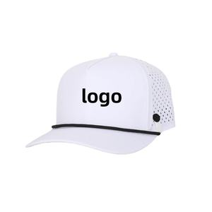 Chapeau de golf brodé sur mesure Casquette de baseball à 5 panneaux Casquette de baseball ultra performante et résistante à l'eau UPF 50 unisexe pour hommes à séchage rapide - Product Image 2