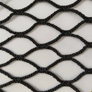 Filet de <span class=keywords><strong>sport</strong></span> en nylon noir de haute qualité 35x35mm pour entraînement de cricket, filet de toit pour football, filet de protection en nylon pour golf - Product Image 4