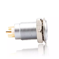 Connecteur MOCO ERN, prise fixe, fixation par écrou, panneau frontal, connecteur unipolaire mâle-femelle avec deux bornes de mise à la terre pour vidéo