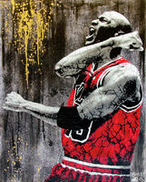 Toile d'étoile de basket-ball, peinture artistique, aquarelle, imprimé, décor de salon froid, Art moderne