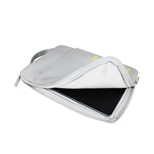 2026 Custom Rubber Patch Logo PU Leather Laptop Sleeve With Handle Coated Neoprene <b>Tablet</b> <b>Bag</b> Organizer Case Storage <b>Bag</b> - Product Image 6