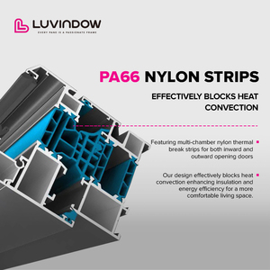 Cửa sổ kính nhìn siêu lớn kính hai lớp cách nhiệt cách âm bằng kính nhôm toàn cảnh cửa sổ cố định - Product Image 5