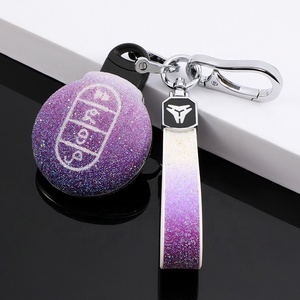 Housse de voiture clé avec porte-clés Bling pour BMW <span class=keywords><strong>Mini</strong></span> COOPERS F54 F55 F56 F57 F60 R55 R56 R57 R58 R59 R60 S Roadster étui à clés de voiture mignon - Product Image 3