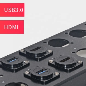 Connettore Femmina Tipo D HD/<span class=keywords><strong>LC</strong></span>/SC/USB3.0/USB2.0/Type-C/RJ45 CAT6, Presa di Aggancio per Montaggio a Pannello 86, Adattatore Porta di Rete Stile D - Product Image 2