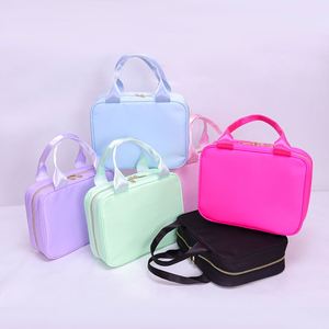 Sac à déjeuner personnalisé, durable, écologique, pour adultes et enfants, sac isotherme pour pique-nique en plein air, sac de rangement pour aliments, imperméable, en nylon, avec fermeture éclair - Product Image 1