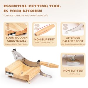 Thịt cắt Slicer với không gỉ thớt cho BBQ thịt bò thịt cừu cuộn rau trái cây cắt - Product Image 4