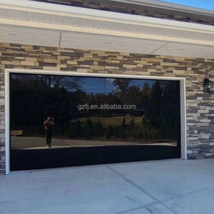 <span class=keywords><strong>Porte</strong></span> <span class=keywords><strong>de</strong></span> <span class=keywords><strong>Garage</strong></span> en verre trempé, Design moderne, coupe automatique en aluminium, sans cadre, à vendre - Product Image 1