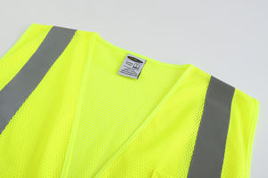 Chaleco de Seguridad Reflectante de Alta Visibilidad ANSI para Construcción, Chaleco de Seguridad Económico con Logotipo - Product Image 3