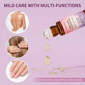 Huile de ricin pure biologique pressée à froid, huile naturelle de graines de Ricinus Communis en vrac, marque privée pour la croissance des cheveux, les soins de la peau, les massages corporels - Product Image 2