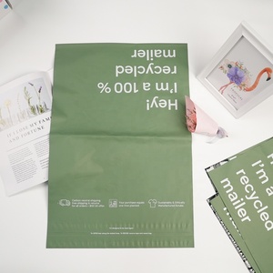 Bolsas de embalaje personalizadas ecológicas biodegradables al por mayor, boutiques de ropa, bolsas de plástico con envío exprés postal - Product Image 3