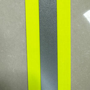 Ingrosso EN14116 ad alta visibilità fluorescente giallo riflettente ignifugo FR poliestere tessuto di cotone nastro da cucire - Product Image 2