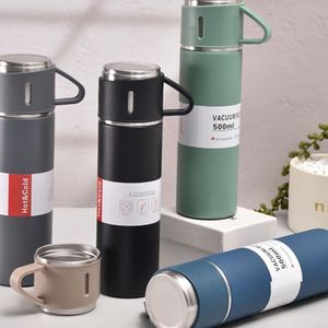 Juego de Regalo de Termo de Acero Inoxidable Personalizado con 2 Tazas, Botella de Agua Aislada de 500 ml, Caja de Regalo para Regalos Empresariales - Product Image 4