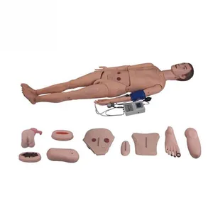 Mannequins d'enseignement des sciences médicales modèle de soins infirmiers de formation humaine simulateur de pression artérielle mannequin d'allaitement entièrement fonctionnel