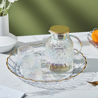 Plateau à fruits en plastique transparent écologique de luxe, motif doré, sous-assiettes de dîner, luxe moderne, mariage, restaurant