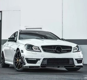 2007 2014 phụ tùng ô tô phù hợp cho Mercedes Benz C-Class C204 phong cách ban đầu khô sợi Carbon xem phía sau gương Bìa - Product Image 3