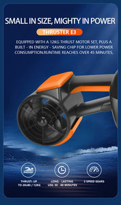 Новинка: Двухскоростной электрический скутер для дайвинга и плавания, 500 Вт/350 Вт, скорость 10-25 км/ч, глубина погружения до 50 метров - Product Image 6