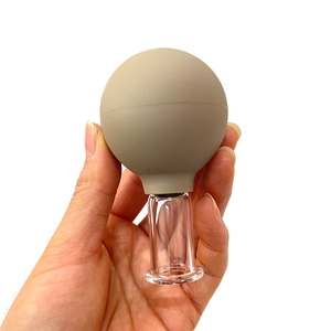 Set de 2 ventouses anti-cellulite kaki en PVC pour <span class=keywords><strong>massage</strong></span> du visage. - Product Image 5