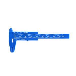 Calibrador Vernier portátil de peso ligero a precio barato, herramientas de calibre de tamaño de medición de joyero, Mini calibrador de plástico de 0-80mm - Product Image 4