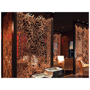 ผนัง<span class=keywords><strong>กั้น</strong></span>ภายในสำเร็จรูปทำจากสแตนเลสตัดด้วยเลเซอร์ <span class=keywords><strong>ฉาก</strong></span><span class=keywords><strong>กั้น</strong></span>โลหะแบบเจาะรูสำหรับฉาก<span class=keywords><strong>กั้น</strong></span>และตัวแบ่ง<span class=keywords><strong>ห้อง</strong></span> - Product Image 1