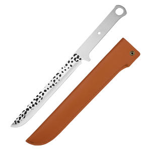 Lame semi-finie de couteau en acier inoxydable M390 à fourche pleine, forgée, pour projets DIY de dropshipping Shopify, idéale pour couper la viande et les fruits - Product Image 1