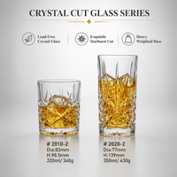 Verre à whisky vintage en cristal de 10oz, 12oz, 15oz avec motif gravé Scandinavia pour bars et restaurants - Vente en gros