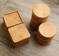 Sous-verre en bambou fait main, matériau de base pour tapis de table, tapis de table isolant thermiquement, ambiance de table à manger haut de gamme, résistant à la chaleur