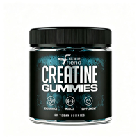 Gummies de Créatine Monohydrate Or Marque Blanche 5000mg – Complément Pré-entraînement Sportif pour la Croissance Musculaire et l'Énergie