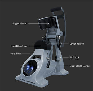 Machine semi-automatique de presse de chapeau de double plateau de chaleur de chaleur - Product Image 4