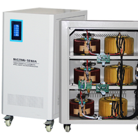 Régulateur de tension automatique triphasé CA YTP 9kVA-15kVA avec affichage numérique, haute efficacité 0.98, 50/60Hz pour les données