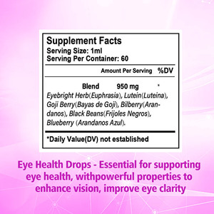 Offre Spéciale : Gouttes liquides pour les yeux à la lutéine et à la myrtille – Soulagent la fatigue oculaire, favorisent la santé de la vue, complément alimentaire - Product Image 3