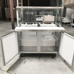 Refrigerador Buffet de Acero Inoxidable para Ensaladas en Oferta / Mostrador de Ensaladas / Barra de Ensaladas de Acero Inoxidable - Product Image 4